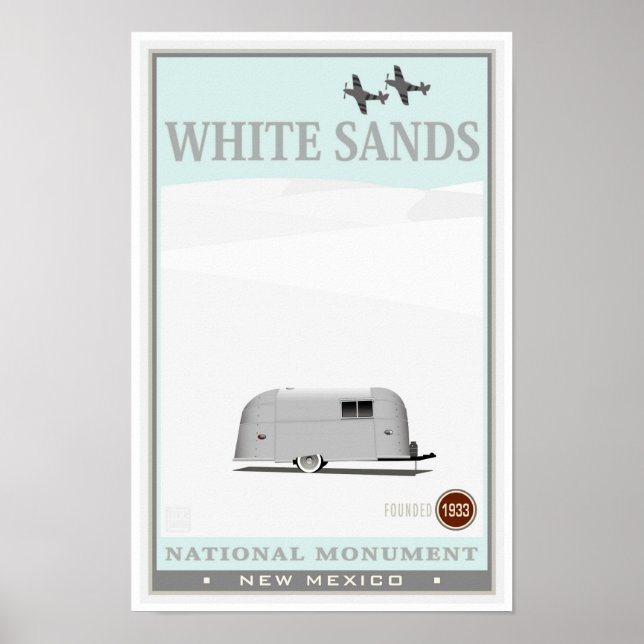 Póster White Sands Monumento Nacional 1 (Frente)