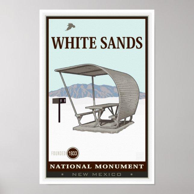 Póster White Sands Monumento Nacional 4 (Frente)