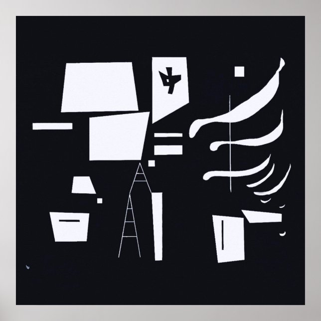 Poster White-Soft e Duro - Kandinsky (Frente)