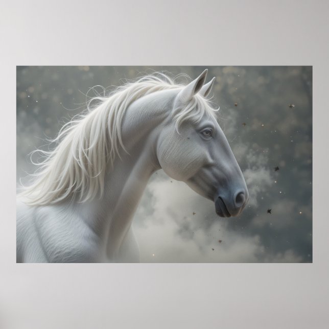Poster White Stallion (Frente)