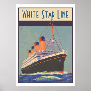 Póster White Star Line (Titanic)