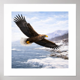 Poster White-tailed Eagle (Haliaeetus albicilla) – 