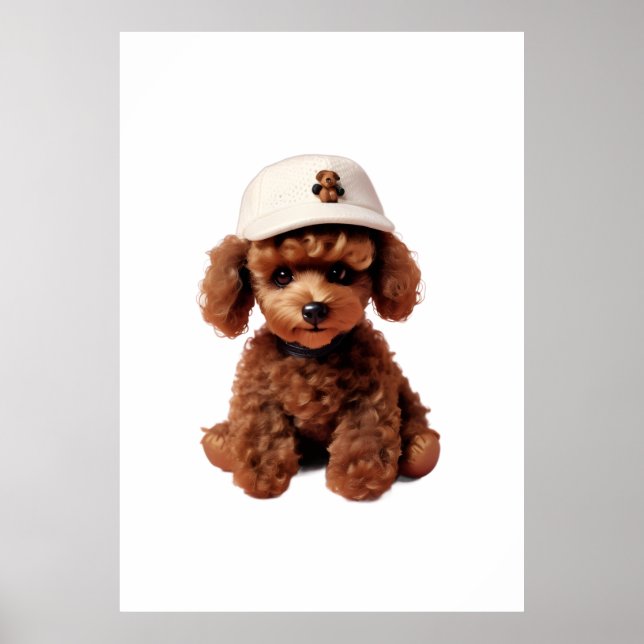 Poster White Teacup Poodle Folder (Frente)