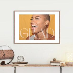 Poster White Transparent Modern Photo Formando 2024 Schoo