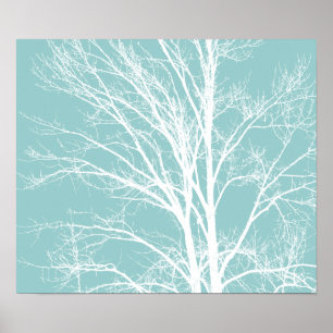 Póster White Tree Branches