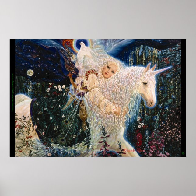 Poster 'White Wind' por Elizabeth Kyle (Frente)