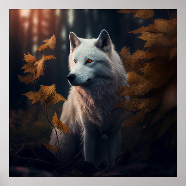 Poster White Wolf (Frente)