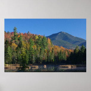 Póster Whiteface Mountain over Little Cherrypatch Pond