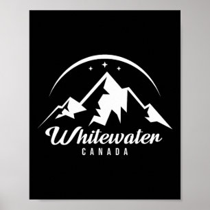 Poster Whitewater Canada Ski Resort Skiting Snowboard