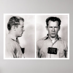 PÓSTER WHITEY BULGER ALCATRAZ MUGSHOT 1959