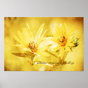 Póster Whither arte do Wildflower de Goest de mil