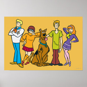 Póster Whole Gang 14 Mystery Inc