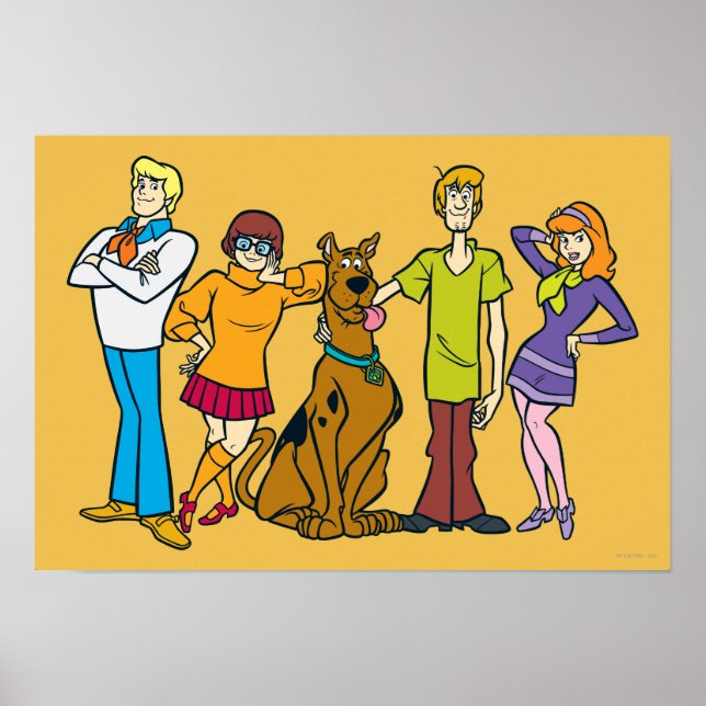 Póster Whole Gang 14 Mystery Inc (Frente)
