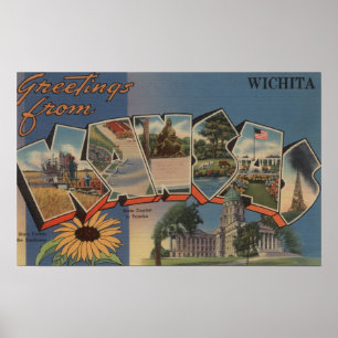 Póster Wichita, Kansas - grandes cenas da letra
