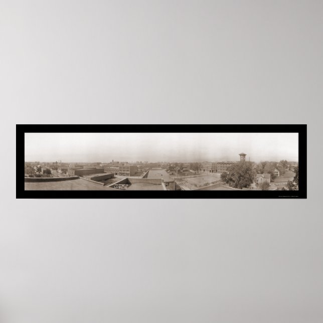 Póster Wichita, KS Foto 1912 (Frente)