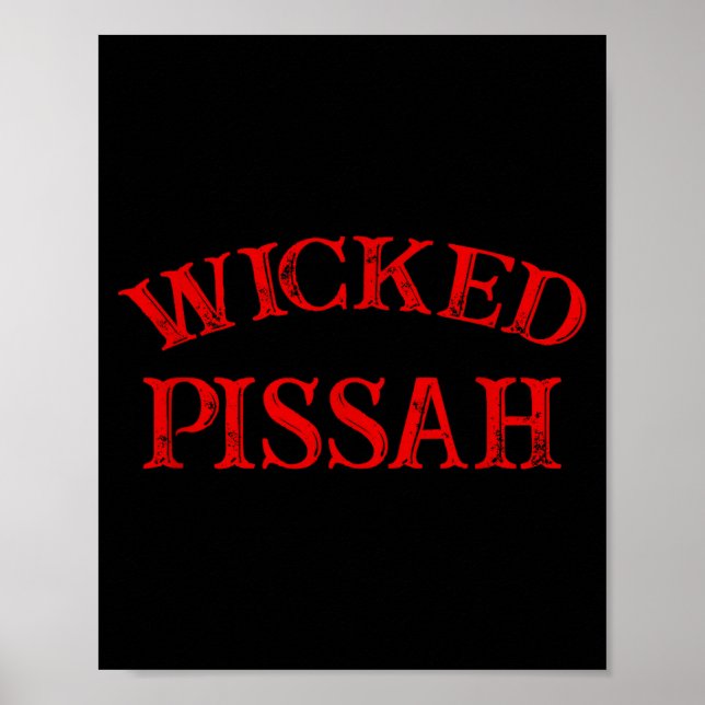 Poster Wicked Ah Funny Er Boston New England Southie  (Frente)