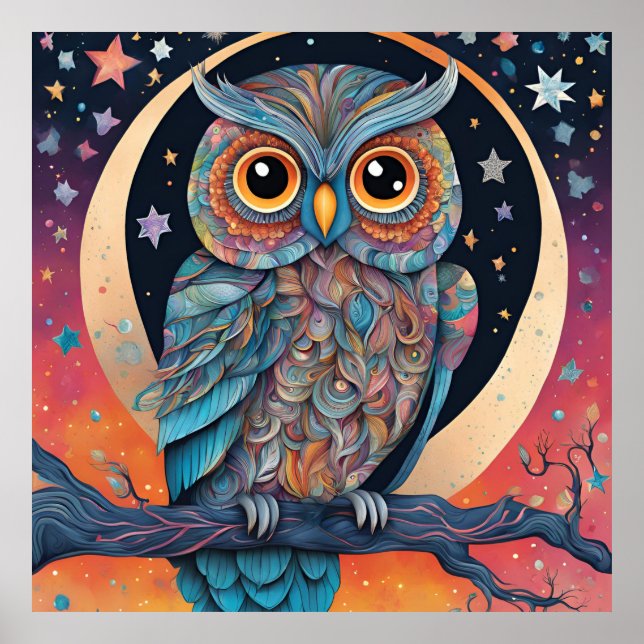 Poster Wide Awake Owl pode ser baixado (Frente)