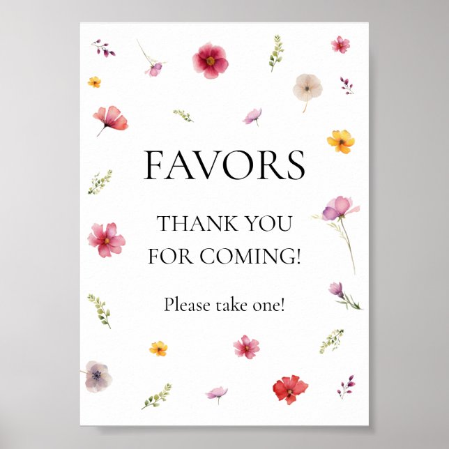 Poster Widlflower Favor  (Frente)