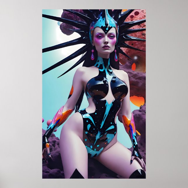 Poster Widow Queen of the Scrum Run (Frente)