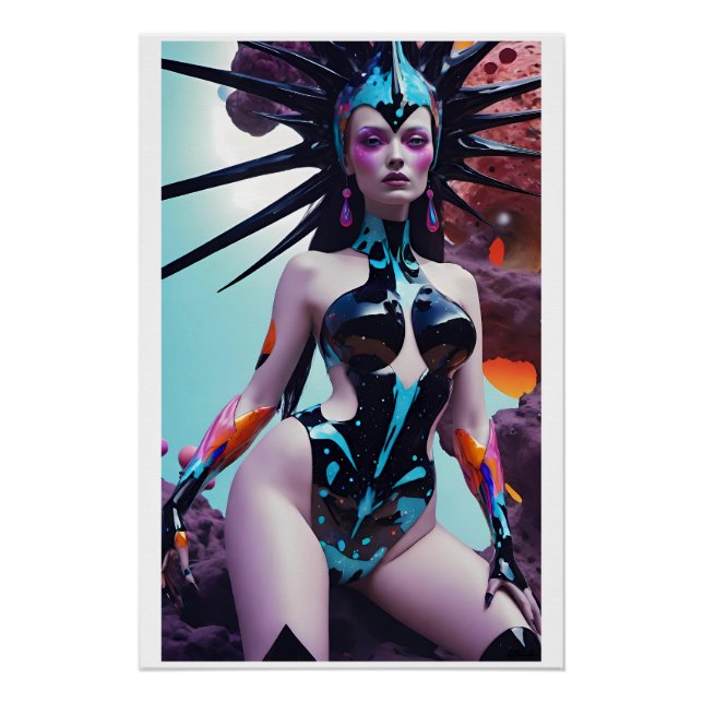 Póster Widow Queen of the Scrum Run (Frente)