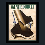 Poster Wiener & Doucet Art Deco Dualing Pianos<br><div class="desc">1925,  Art Deco,  anúncio,  de Paul Colin para Jean Wiener e Clement Doucet,  concertos de piano Jazz. 16x20 mostrado aqui. Disponível em outros tamanhos,  na canvas e em outros produtos.</div>
