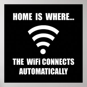 Póster WiFi residencial