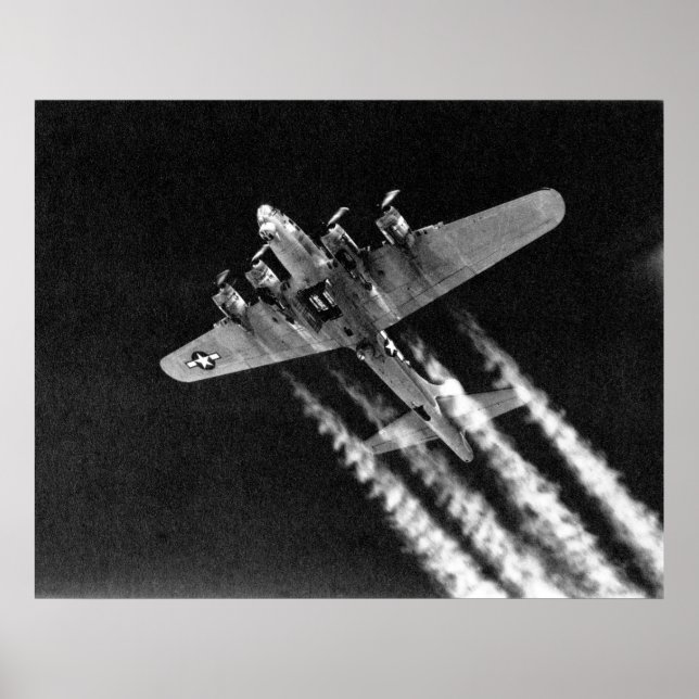 Póster WII B-17 em voo (Frente)