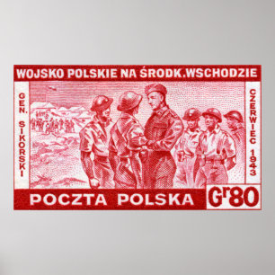 Póster WII General Sikorski