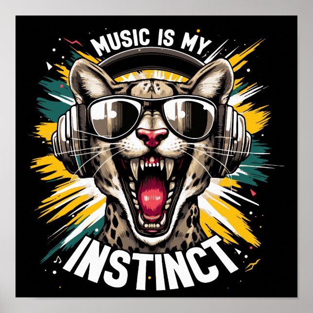 Poster Wild Beats - Música é meu instinto (Frente)