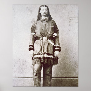 Poster 'Wild Bill' Hickok (1837-76) (b/w photo)