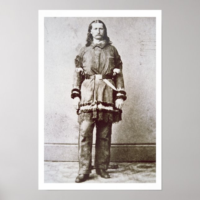 Póster 'Wild Bill' Hickok (1837-76) (foto b/w) (Frente)