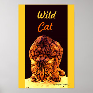 PÓSTER WILD CAT KITTEN