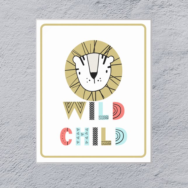 Poster Wild Child Scandia Leão   (Criador carregado)