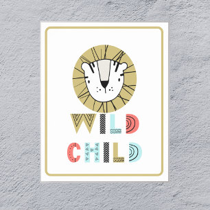 Poster Wild Child Scandia Lion