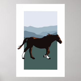 Póster Wild Mountain Mare