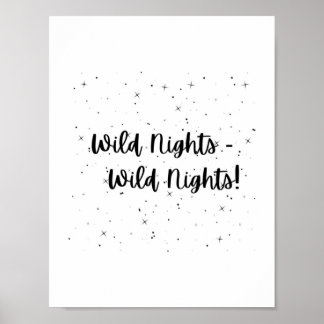 Poster Wild Nights Emily Dickinson