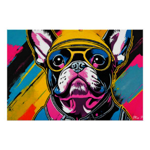 PÓSTER WILD ONE FRANCH BULLDOG