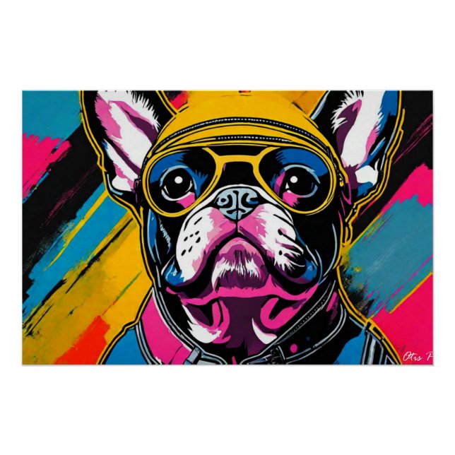 PÓSTER WILD ONE FRANCH BULLDOG (Frente)