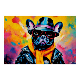 PÓSTER WILD ONE FRANCH BULLDOG 6