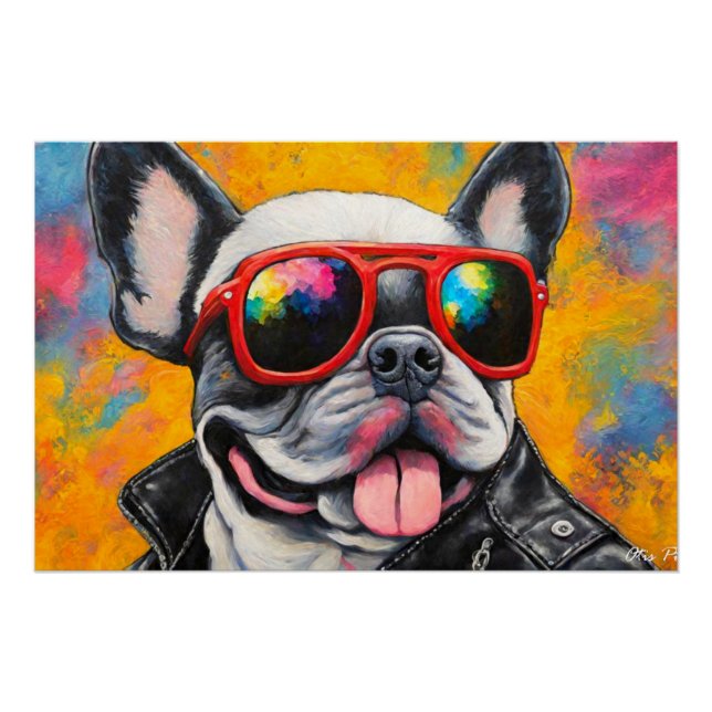 PÓSTER WILD ONE FRANCH BULLDOG 7 (Frente)