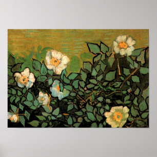 Poster Wild Roses (F597) Van Gogh Fine Art
