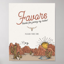 Poster Wild West Rodeo favorece a assinatura do partido