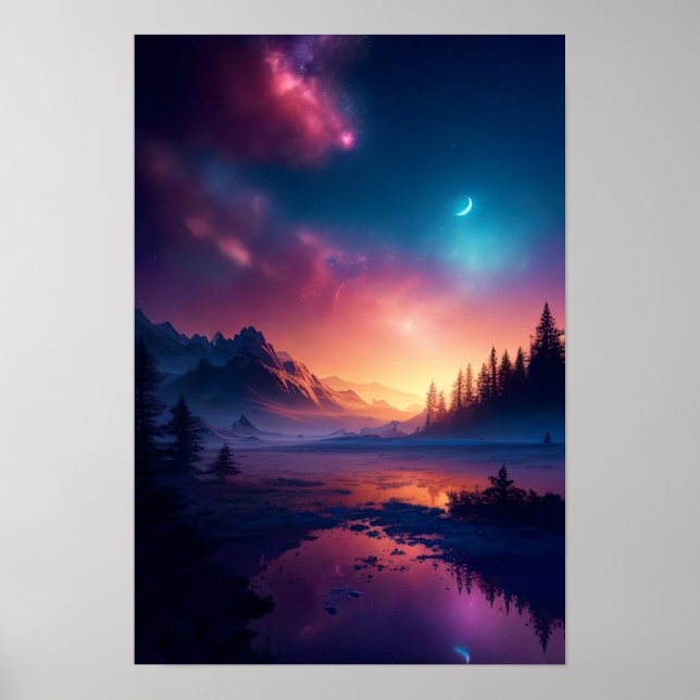 Poster Wilderness Nocturne (Frente)