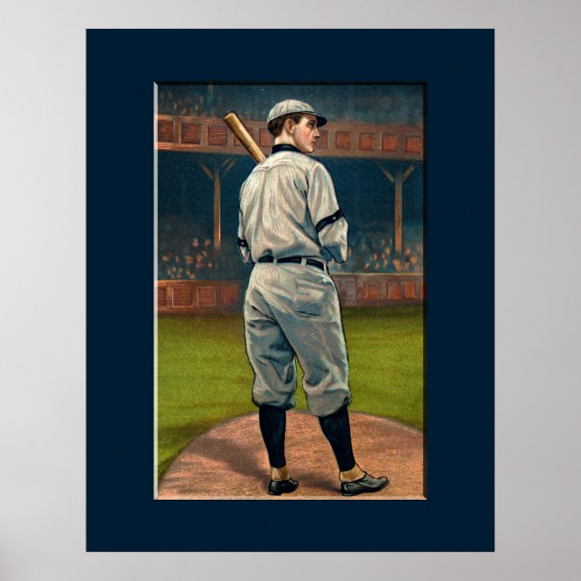 Póster Wildfire Schulte, Chicago Cubs, 1911 (Frente)
