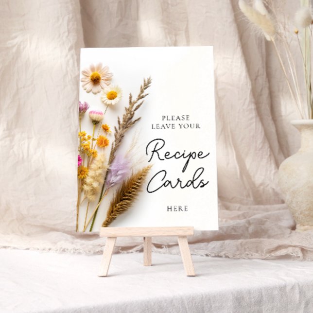 Poster Wildflower Deixe Seu Cartão De Receita Aqui (Criador carregado)