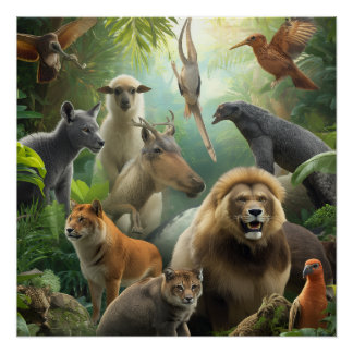 PÓSTER WILDLIFE POSTER
