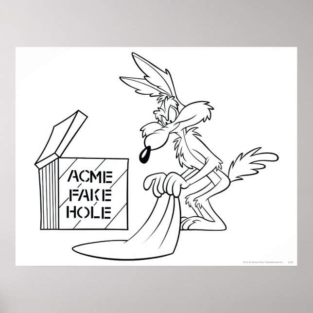 Poster Wile E Coyote Acme Produtos 7 (Frente)