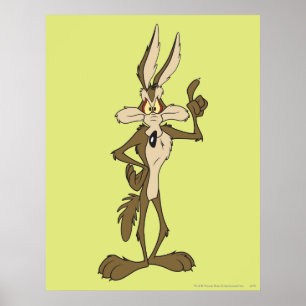 Póster Wile E. Coyote de altura em pé