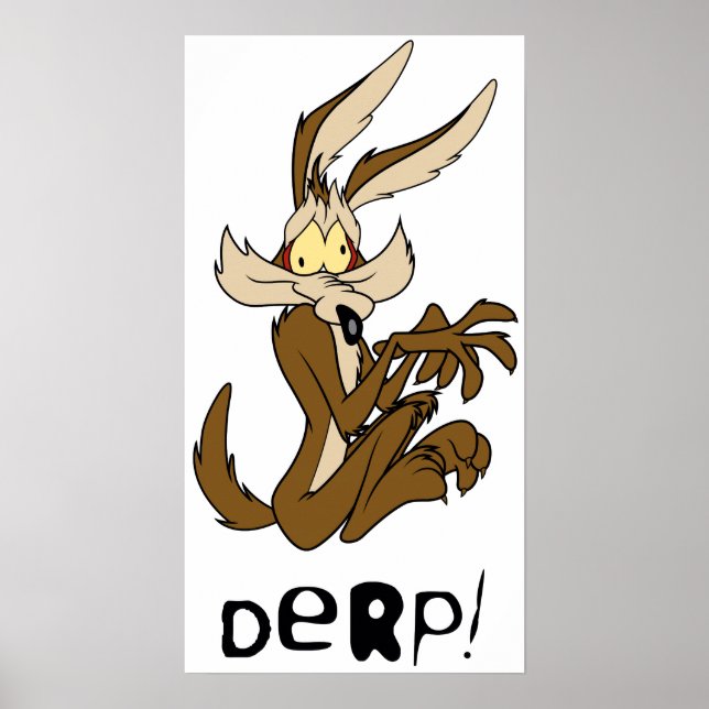 Póster Wile E. Coyote Derp (Frente)