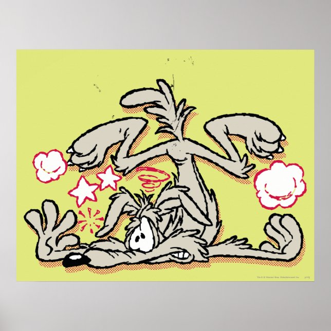 Poster Wile E. Coyote Duro Landing (Frente)